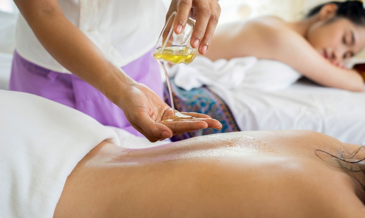Women receiving a treatment at a spa after signing a spa waiver of liability