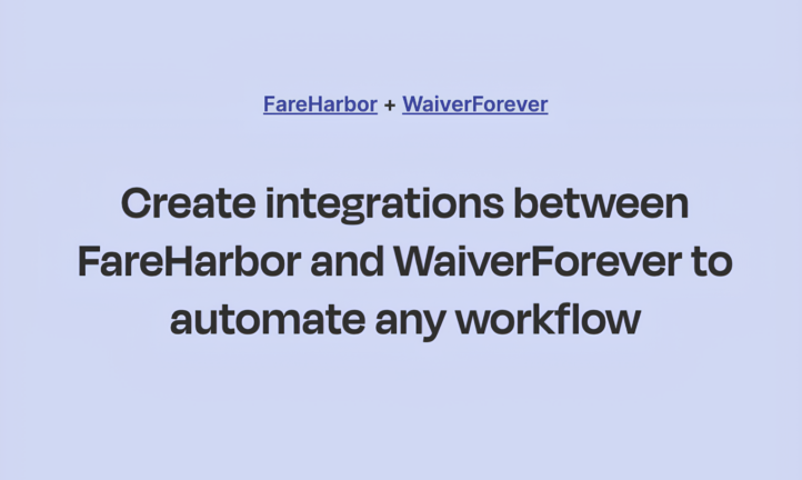 fareharbor waiver integration